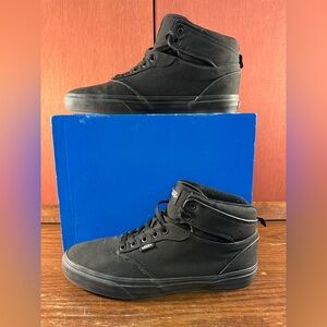 Vans Atwood Canvas Triple Black High Top Men’s Skate Shoes Size US 11,5